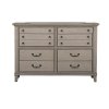 Farmhouse Rustic Taupe Dresser - Sausalito-2