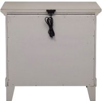 Farmhouse Rustic Taupe Nightstand - Sausalito-3