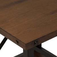 131-7196-RCW Textured Industrial Black and Brown End Table - Herzen-6