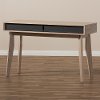 138-7713-RCW Modern 2-Drawer Oak and Gray Computer Desk - Fella-2