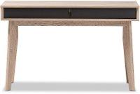 138-7713-RCW Modern 2-Drawer Oak and Gray Computer Desk - Fella-3