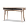 138-7713-RCW Modern 2-Drawer Oak and Gray Computer Desk - Fella-4