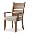 Clearance Wheat Brown Upholstered Arm Chair - Coming Home
