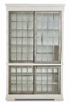 Clearance Rustic Chalk White Curio Cabinet - Coming Home