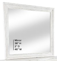 Casual Classic Rustic Chalk White Mirror - Coming Home-3