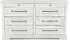 Casual Classic Rustic Chalk White Dresser - Coming Home