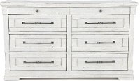 Casual Classic Rustic Chalk White Dresser - Coming Home