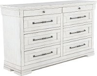 Casual Classic Rustic Chalk White Dresser - Coming Home-2