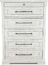Casual Rustic Chalk White Chest of Drawers - Coming Home