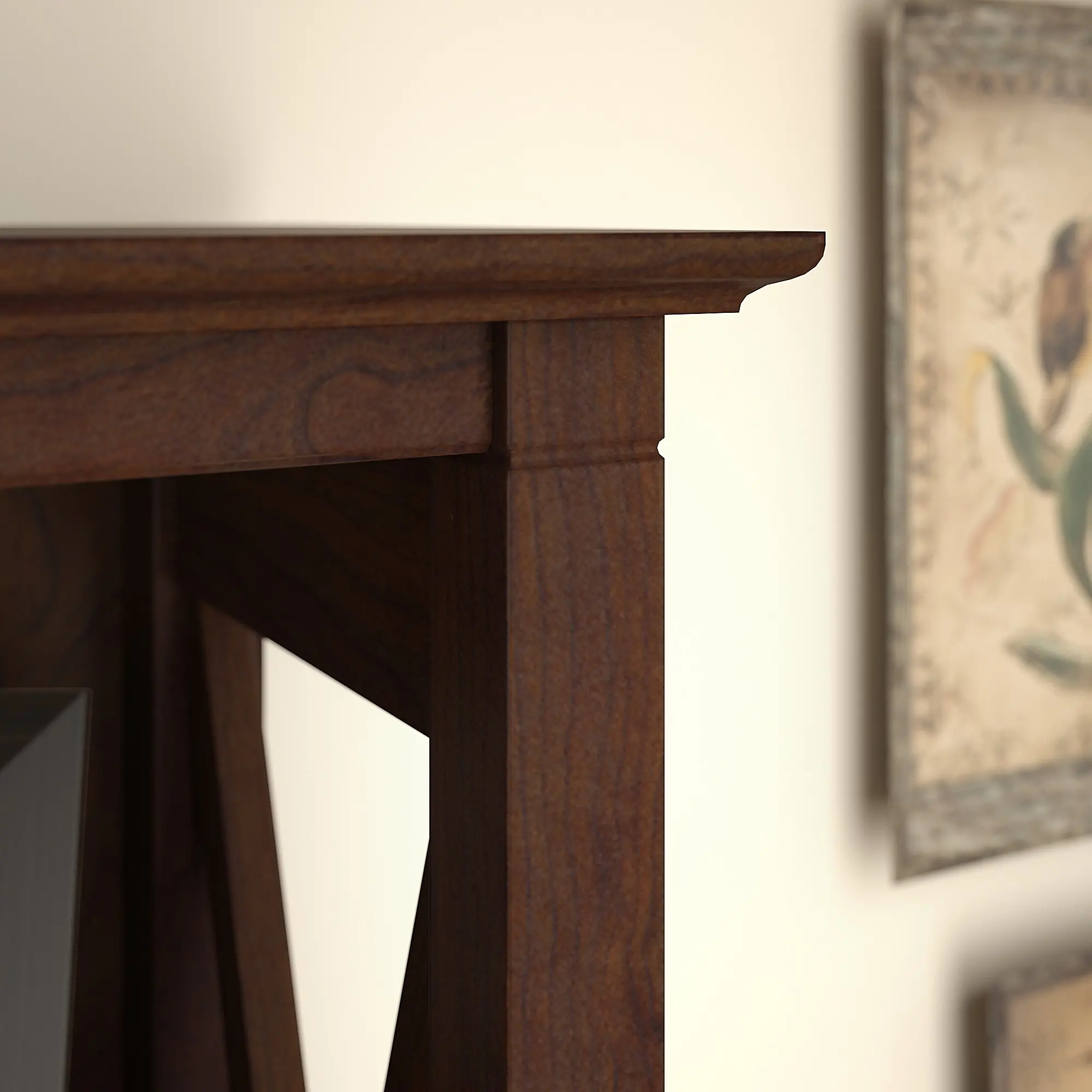 KWB132BC-03 5 Shelf Cherry Brown Bookshelf - Key West-2