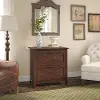 KWF130BC-03 Key West Cherry Brown 2 Drawer Wood Lateral File Cabinet - Bush Furniture