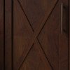 Brown Computer Desk, Rolling File Cabinet, and Bookshelf Combo - Key West-7
