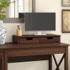 Cherry Brown Desktop Organizer with Drawers - Key West