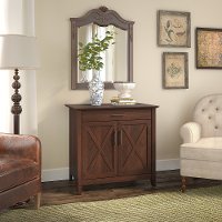 Cherry Brown Laptop Storage Desk - Key West
