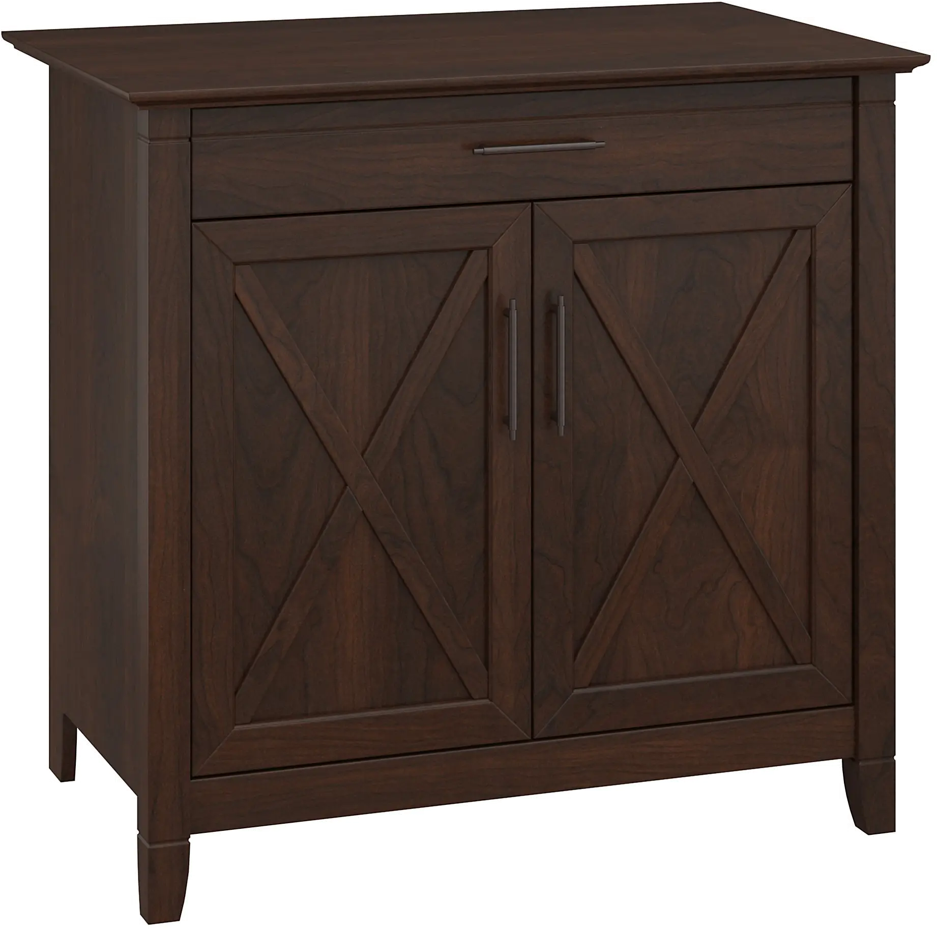 KWS132BC-03 Cherry Brown Laptop Storage Desk - Key West-2