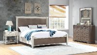 Rustic Two-Tone 4 Piece Queen Bedroom Set - Laurel Grove