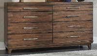 Contemporary Brown Dresser - Ventura