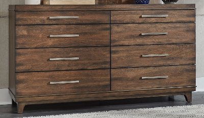 Contemporary Brown Dresser - Ventura