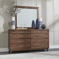 Contemporary Brown Dresser - Ventura-2
