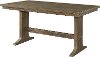 Clearance Oak Counter Height Trestle Dining Room Table - Charleston