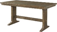 Oak Counter Height Trestle Dining Room Table - Charleston