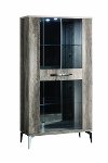 PJMM0600/CURIO Rustic Gray China Cabinet - Matera