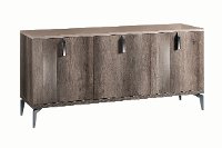 KJMM611/BUFFET Contemporary Rustic Gray Dining Room Buffet - Matera