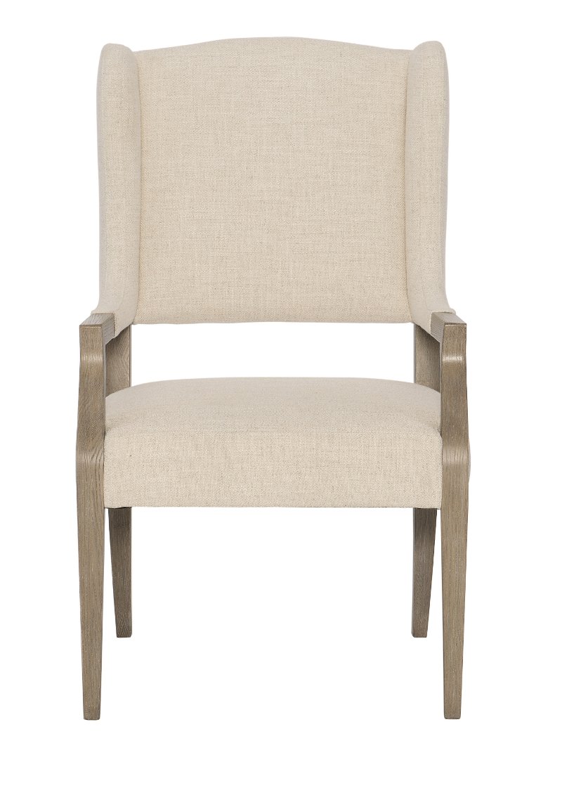Sandstone Upholstered Dining Arm Chair Santa Barbara Rc Willey