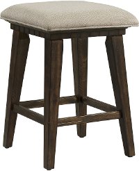 Transitional Gray 4 Piece Counter Table Set - Morrison-5