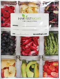 HR-50MYLAR-8X12 Harvest Right 8 x 12 Mylar Bag - 50 Pack