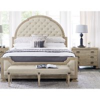 Traditional Sandstone 4 Piece California King Bedroom Set - Santa Barbara