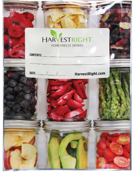 HR-50MYLAR-10X14 Harvest Right 10 x 14 Mylar Bag - 50 Pack-1