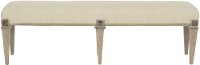 Traditional Sandstone Upholstered Bench - Santa Barabra