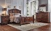 Clearance Classic Espresso 4 Piece Queen Bedroom Set - Jamestown
