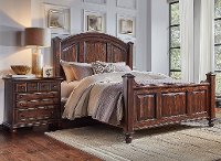Classic Espresso Brown King Size Bed - Jamestown-2
