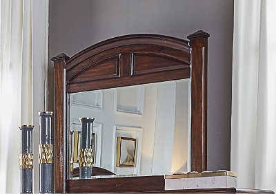 Classic Espresso Brown Mirror - Jamestown