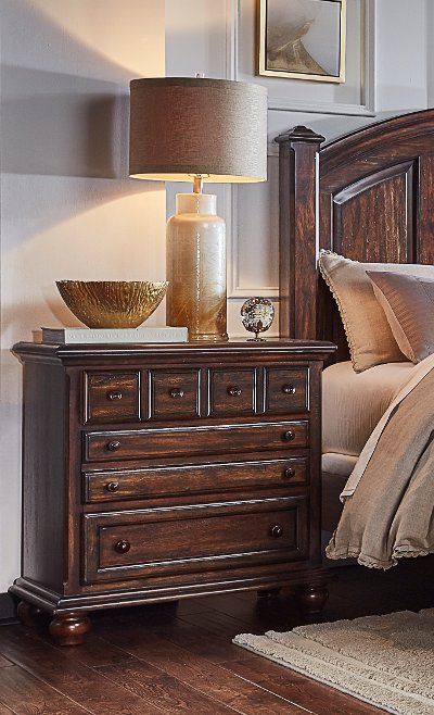 Classic Espresso Brown Nightstand - Jamestown