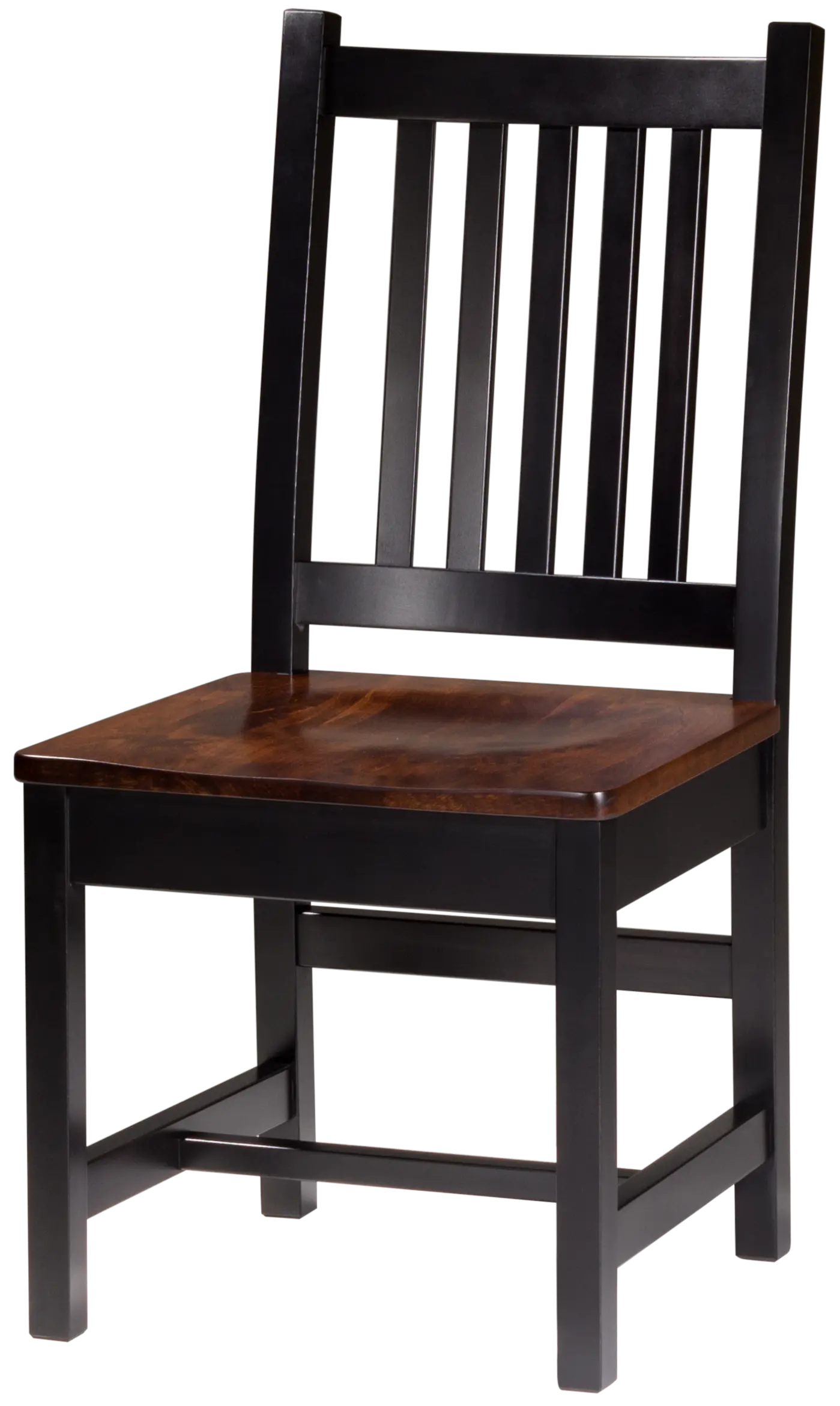 Maple Brown Two-Tone Dining Room Side Chair - Saber-3