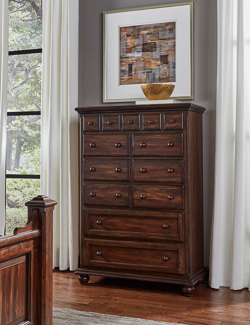 Classic Espresso Brown Chest Of Drawers Jamestown Rc Willey