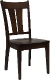 Clearance Dark Maple Brown Dining Room Chair - Sterling