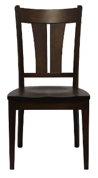 Dark Maple Brown Dining Room Chair - Sterling-2