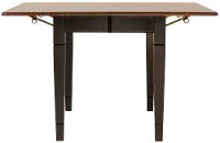 Maple and Black 5 Piece Dining Set with Slat Back Chairs - Saber-2