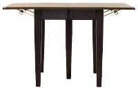 Maple and Black 5 Piece Dining Set with Slat Back Chairs - Saber-4