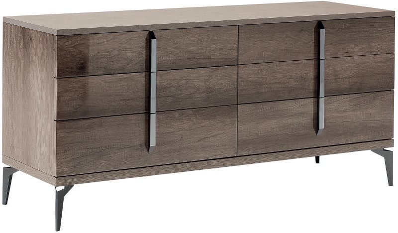 Modern Rustic Gray Dresser Matera