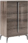 KJMM115/CHEST Clearance Modern Rustic Gray Chest of Drawers - Matera