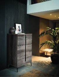 KJMM115/CHEST Modern Rustic Gray Chest of Drawers - Matera-2