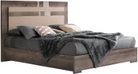 KIT Modern Rustic Gray King Platform Bed - Matera