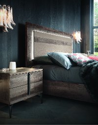 KIT Modern Rustic Gray King Platform Bed - Matera-2