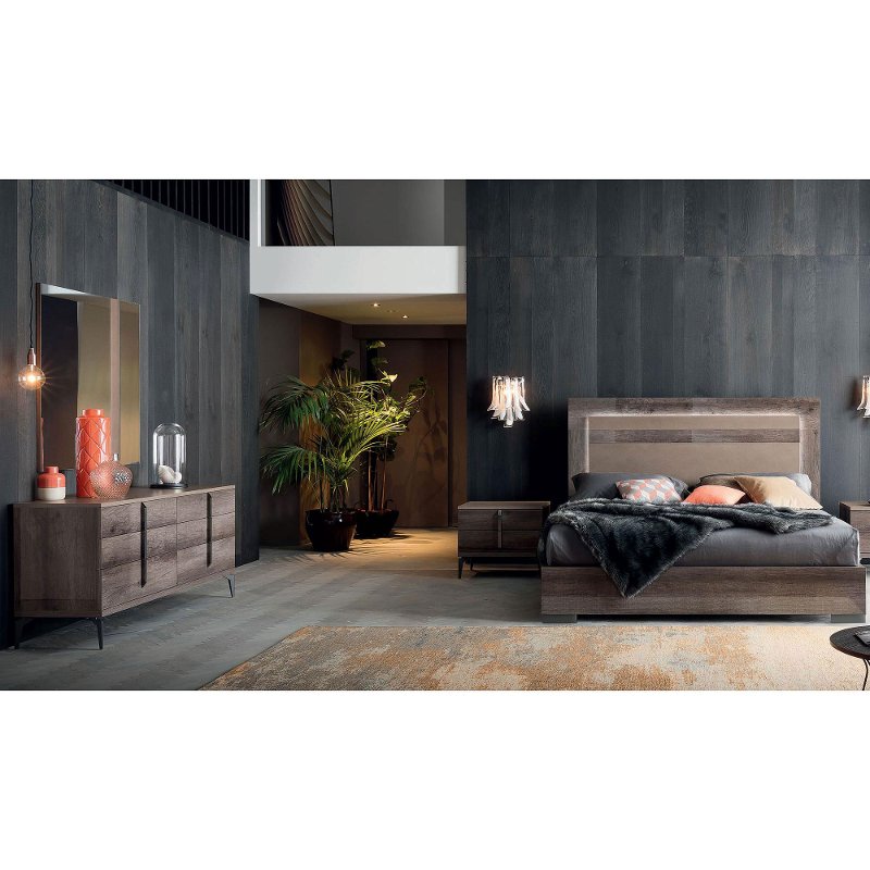 Modern Rustic Gray 4 Piece King Bedroom Set Matera Rc Willey Modern Rustic Gray 4 Piece King Bedroom Set Matera Rc Willey Furniture