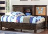 Clearance Classic Mission Brown Twin Storage Bed - Tribecca